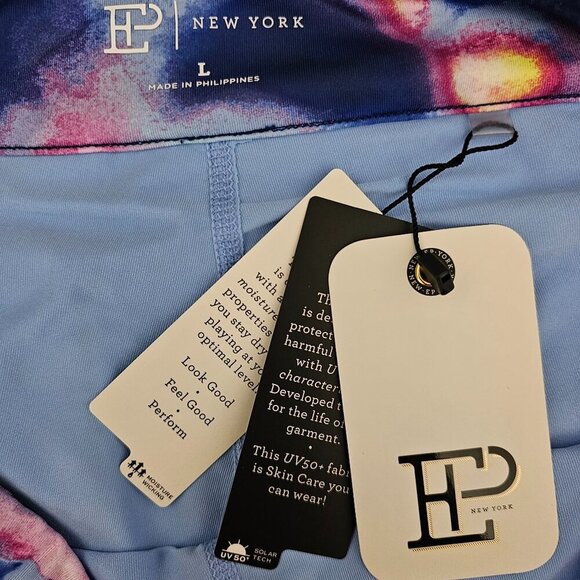 EPNY New Women's Galaxy Printed Multi Color Active Skort Skirt - Picture 2 of 7